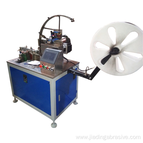 abrasive cloth wheel shank flap wheel making machine